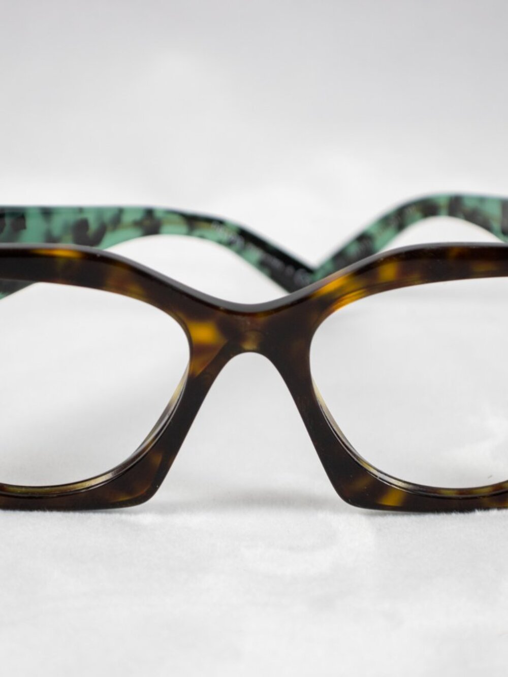 PRADA PR 09YV 2AU1O1 Tortoise Demo Lens 54 mm Women's Eyeglasses no lense - Picture 4 of 8